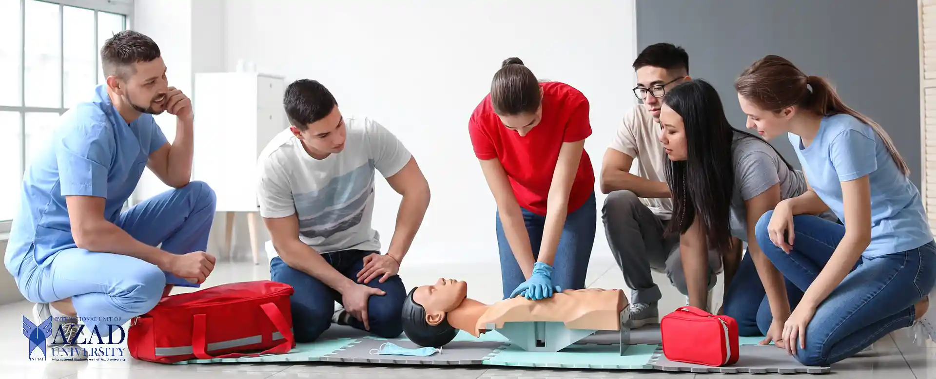 Gain confidence & practical skills to take immediate action in urgent cases with Azad University First Aid Workshop.